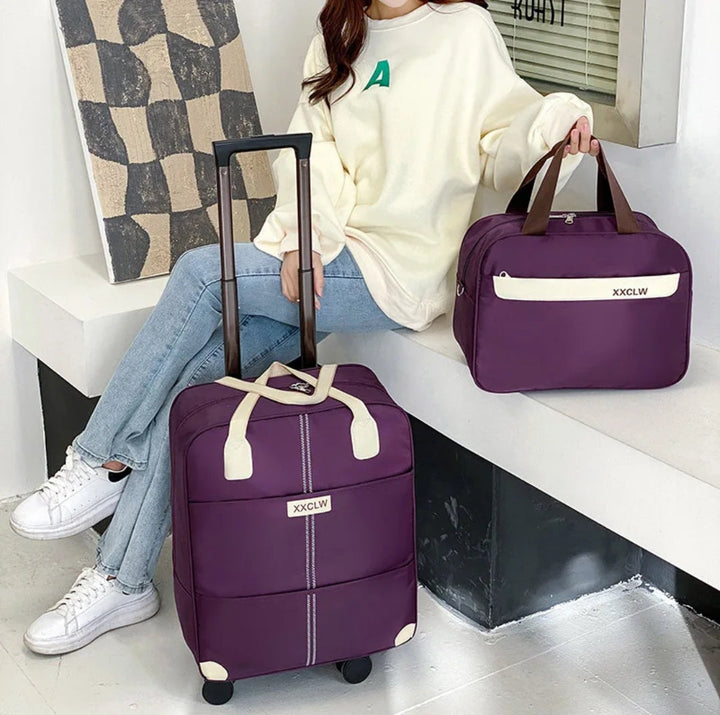 2 i 1 Rejsetasker Trolley Tasker Håndbagage Tasker