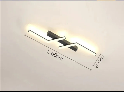 SleekGlow - Loftlampe med LED-linje