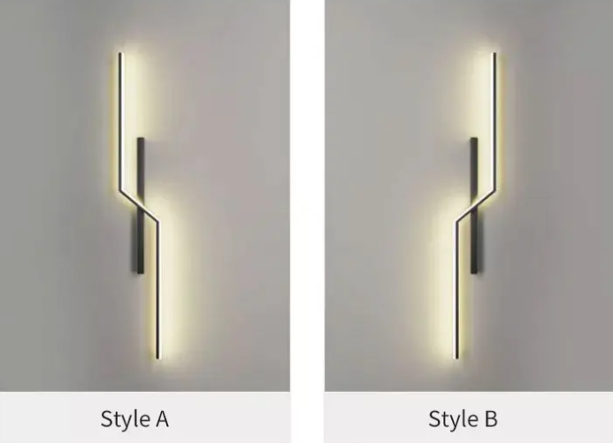Lines Creative LED Moderne Minimalistisk Væglampe Dekorative Væglamper Belysning