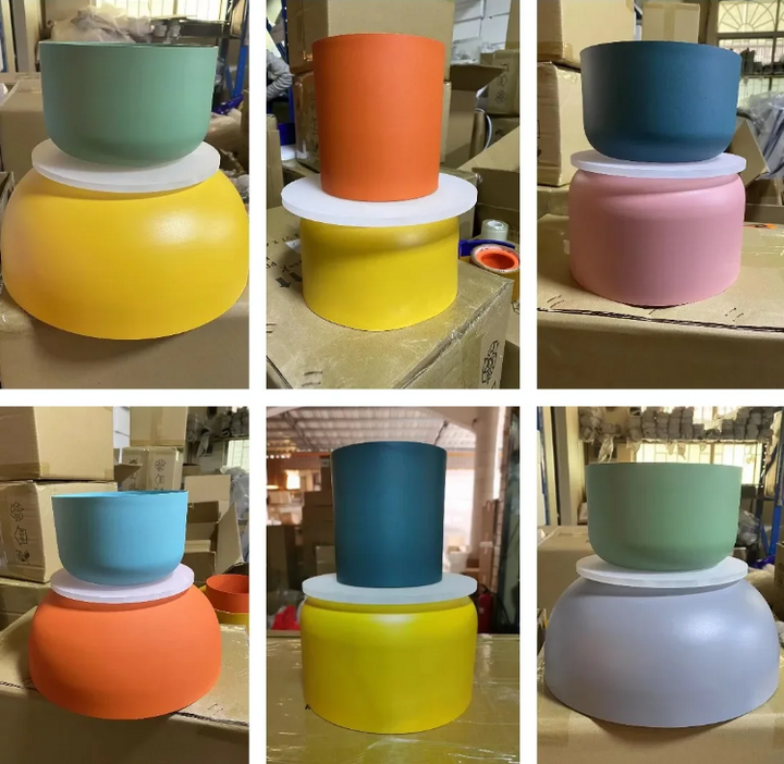 Nordisk farverig Macaron 1-Lys LED Pendel