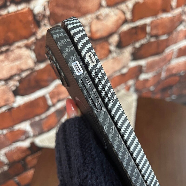 Carbon Fiber Magsafe Magnetisk iPhone Cover