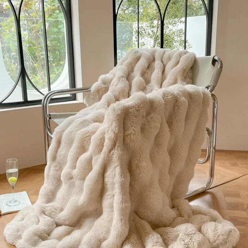 PlushCozy | Faux Fur Vinter tæppe