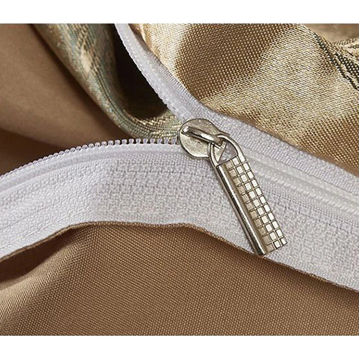 Satin Rayon Jacquard Dynebetræk Sæt 264x229cm – Luksus Sommer Sengetøj til Komfortabel Søvn &amp; Hjemmeindretning