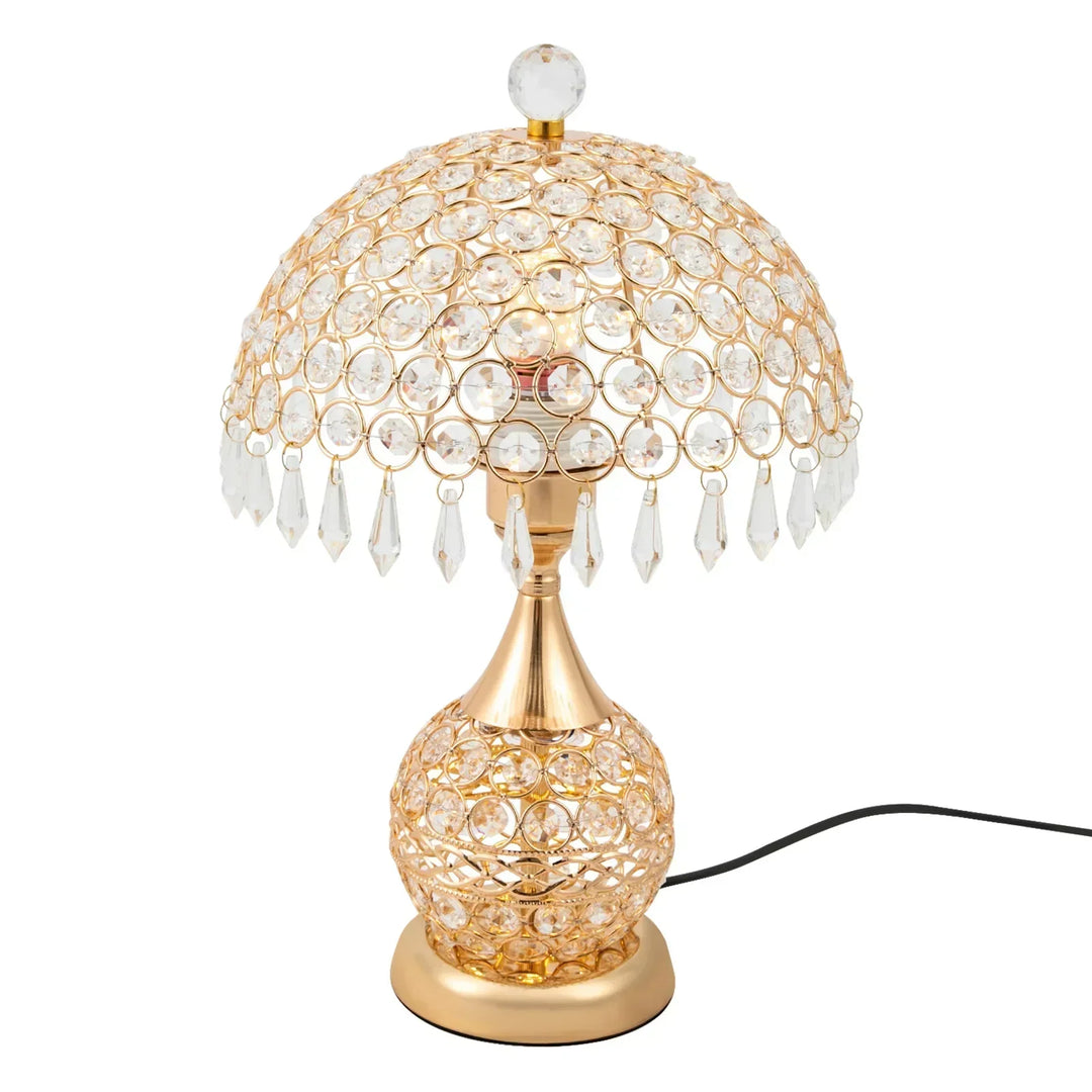 Moderne Krystal Luksus Dekorativ Natbordslampe