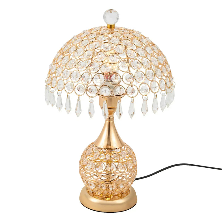 Moderne Krystal Luksus Dekorativ Natbordslampe