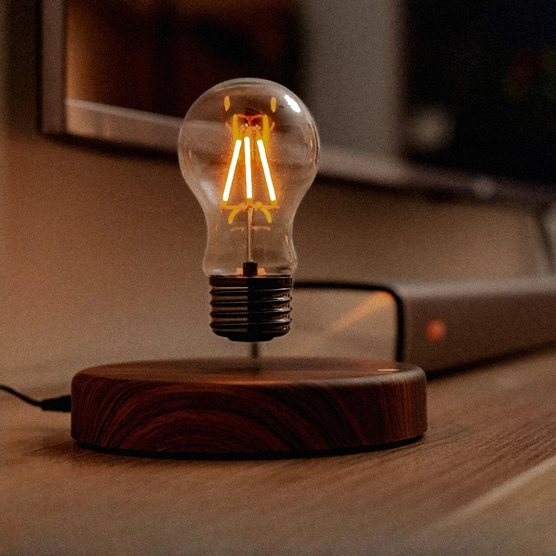 360 Grad Rotérbar Magnetisk Natlampe med Svævning