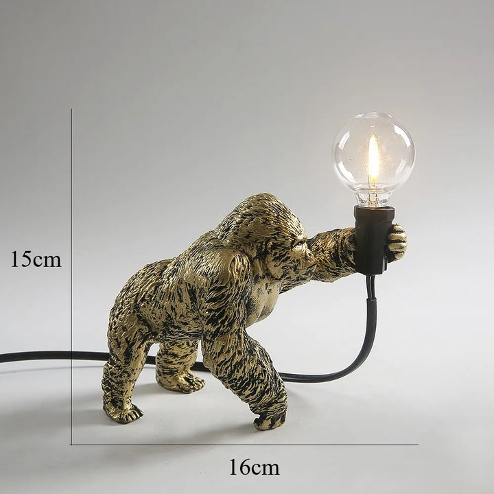Vred Gorilla Bord Natlampe