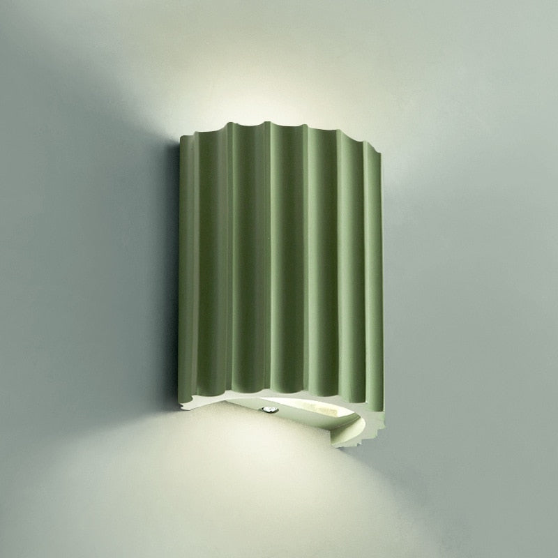 Foldbar farvet Harz LED Væglampe