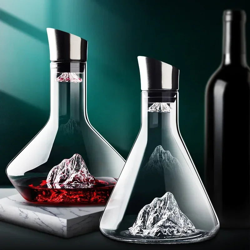 1500ml Iceberg Dekanter Kreativ blyfri krystalmateriale luksus høj kvalitet hjem rødvin vin distributør dekantør vin kande