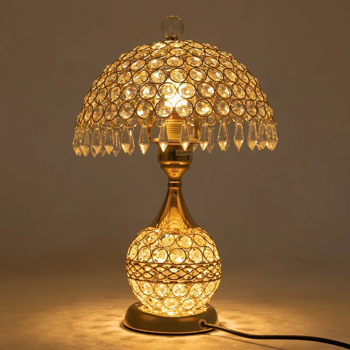 Moderne Krystal Luksus Dekorativ Natbordslampe