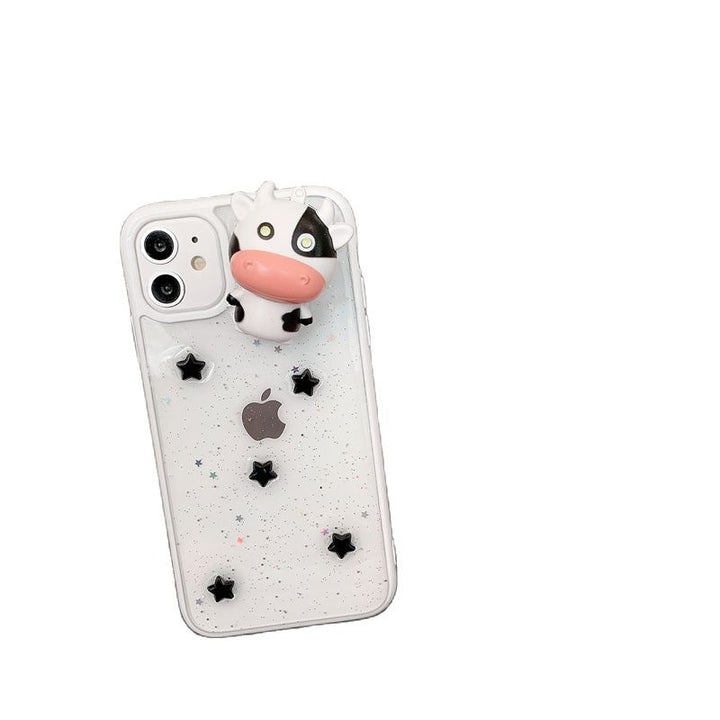 Glødende Ko 3D Transparent iPhone Cover