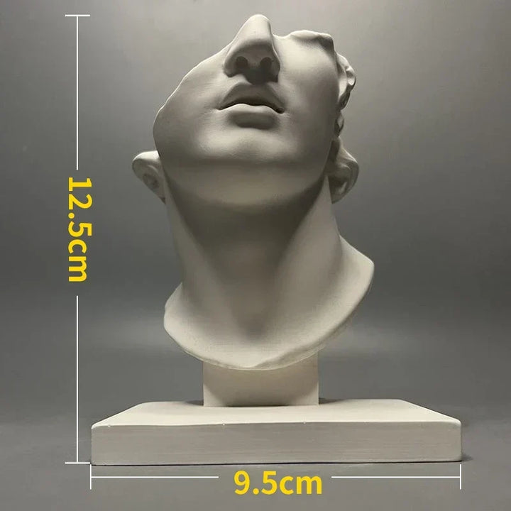 Nordisk INS Stil Karakter Plaster Statue DIY Malet Skitse Fotografi Rekvisitter Bord Dekorationer Hjem Kunst Plaster Dekoration