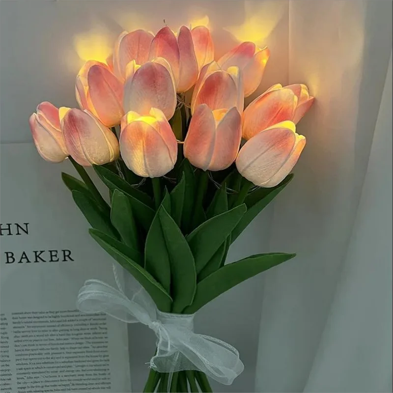 TulipGlow - Bærbar LED Tulipan Natlampe