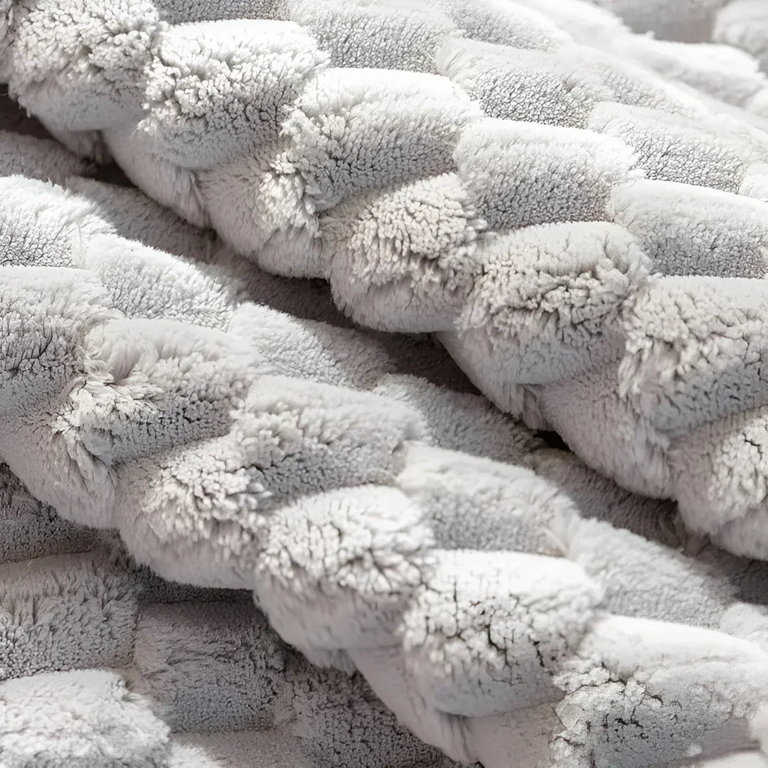 Luksuriøs velour sofaovertræk med struktureret mønster