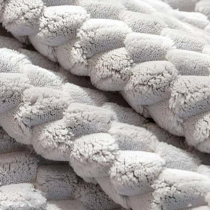 Luksuriøs velour sofaovertræk med struktureret mønster