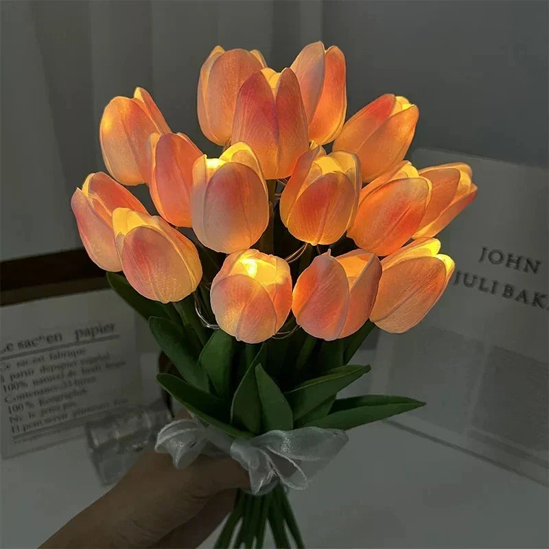 TulipGlow - Bærbar LED Tulipan Nattelygte