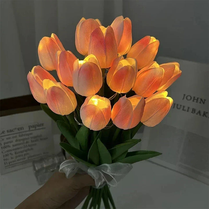 TulipGlow - Bærbar LED Tulipan Nattelygte