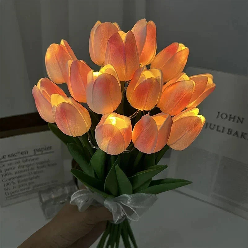 TulipGlow - Bærbar LED Tulipan Natlampe
