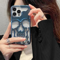 Gothic Midnight Skull Telefonetui