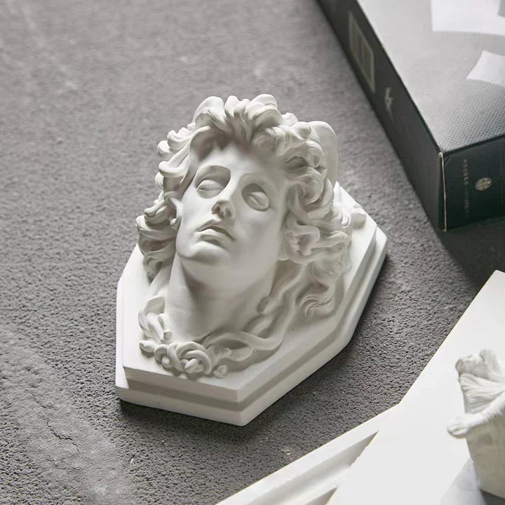 Nordisk INS Stil Karakter Plaster Statue DIY Malet Skitse Fotografi Rekvisitter Bord Dekorationer Hjem Kunst Plaster Dekoration