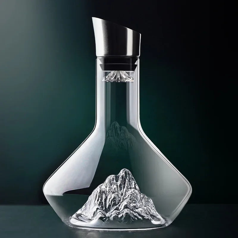 1500ml Iceberg Decanter Kreativ Blyfri Krystalmateriale Luksus Høj- Kvalitets Hjem Rødvinsdistributør Decanter Vinkaraffel