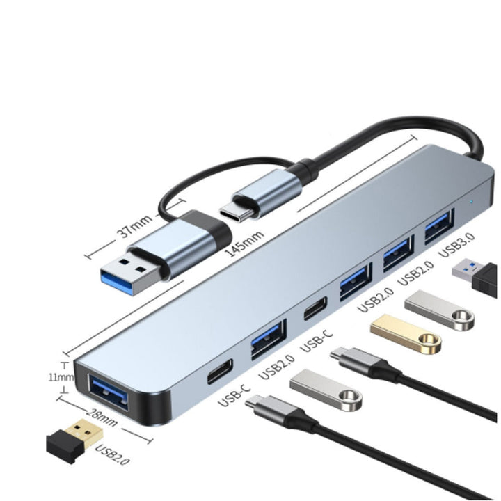 Thunderbolt 3 USB-C Hub med HDMI, PD, SD/TF til MacBook Air M1 og iPad Pro