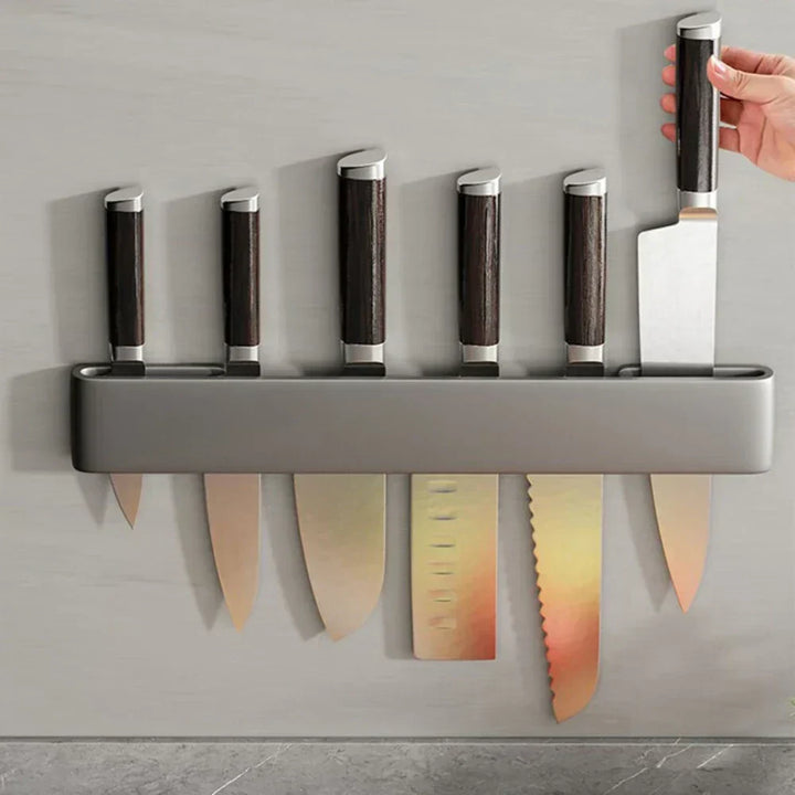 Knivholder - Knifey - Rustfrit stål - Multifunktionel hylde