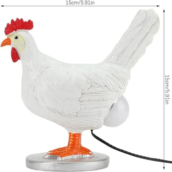 Landhus Kylling Bordlampe