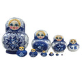 10 stk./sæt træ russiske matryoshka dukker