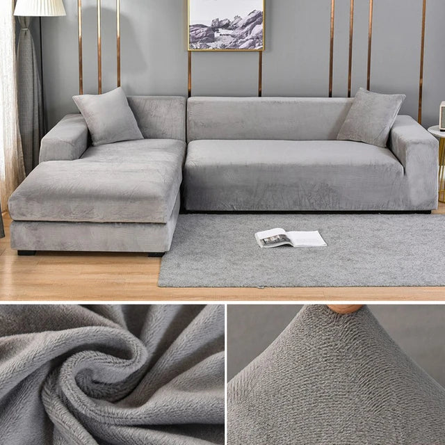 SofaGuard™ | Elastisk Velour Sofa Betræk, der Sparrer Dig For Penge