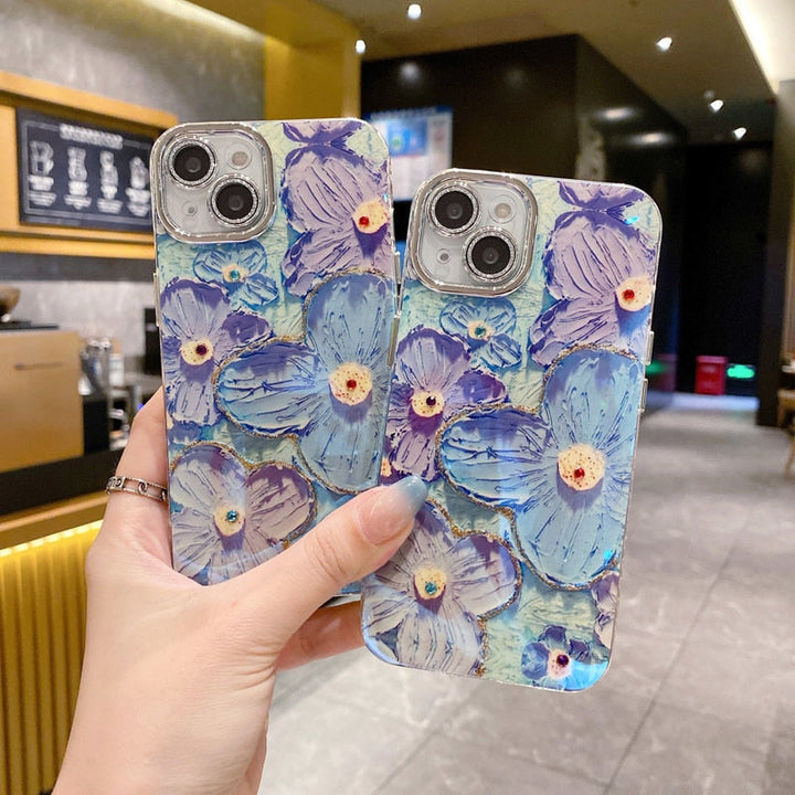 Flower Glow Soft Shockproof iPhone Cover
