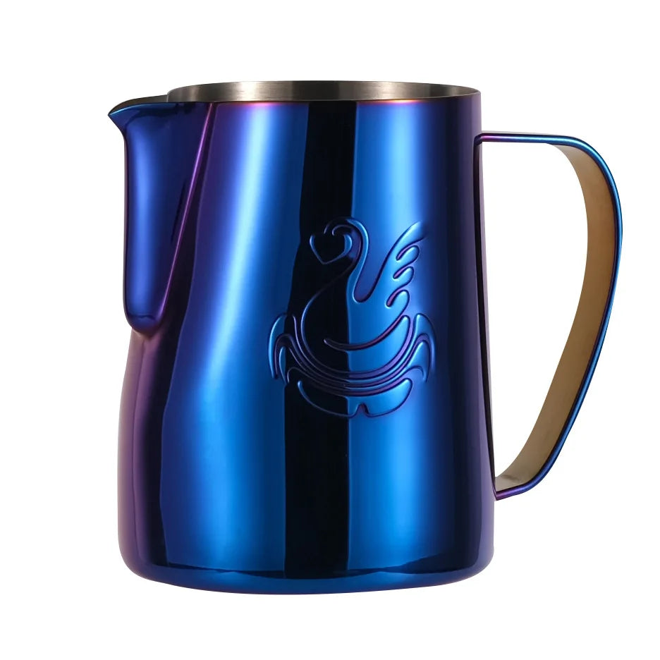 600ml rustfrit stål kaffekande mælkeskummer kop flødeskum maker espresso latte art værktøj elegant svane