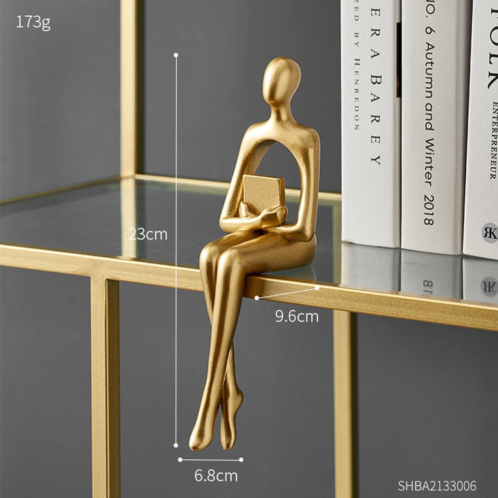 Moderne Figurer Abstrakt Hjem Deko Skulptur