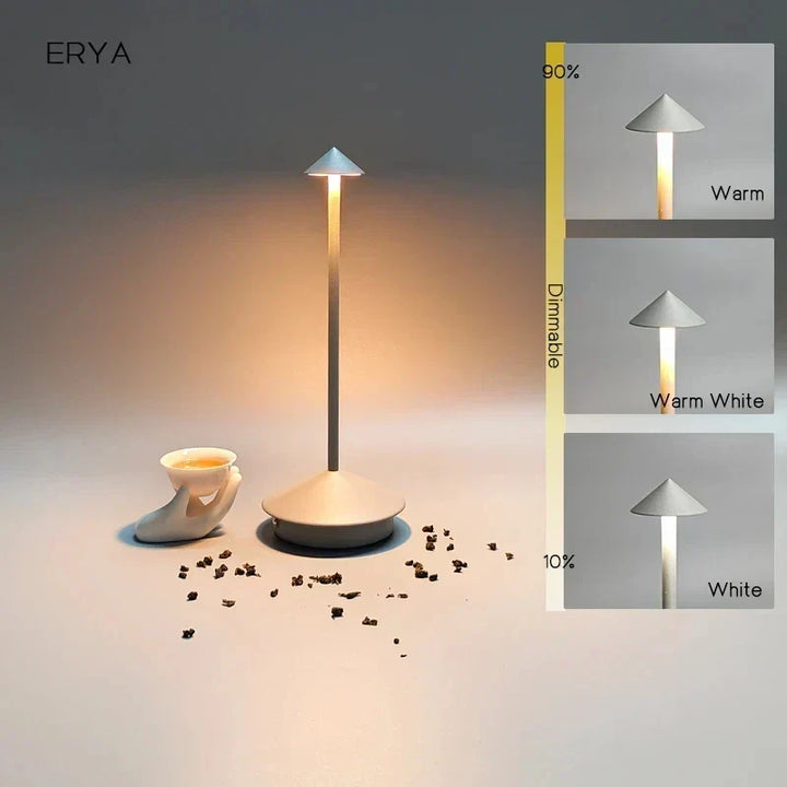Genopladelig Bordlampe Kreativ Spisestue Touch Led Pina Pro Bordlampe Hotel Bar Kaffe Skrivebord Lampe Dekorativ Skrivebord Lampe