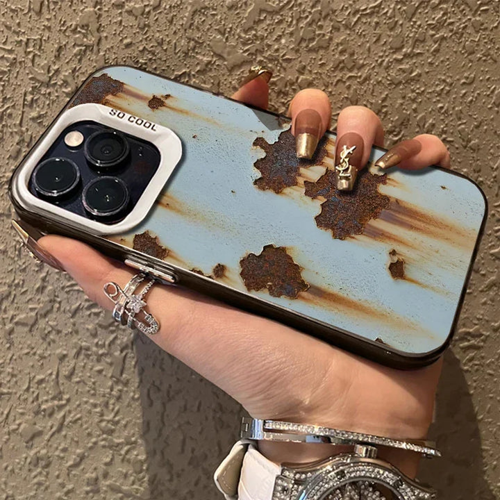 Industriel Rust Finish Stødabsorberende iPhone Cover