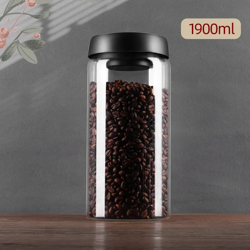 GIANXI Vakuumforseglet Kande, Kaffe Bønner, Glas, Tæt Beholder, Fødevarer, Korn, Slik, Friskholdende Beholder, Køkken Tilbehør