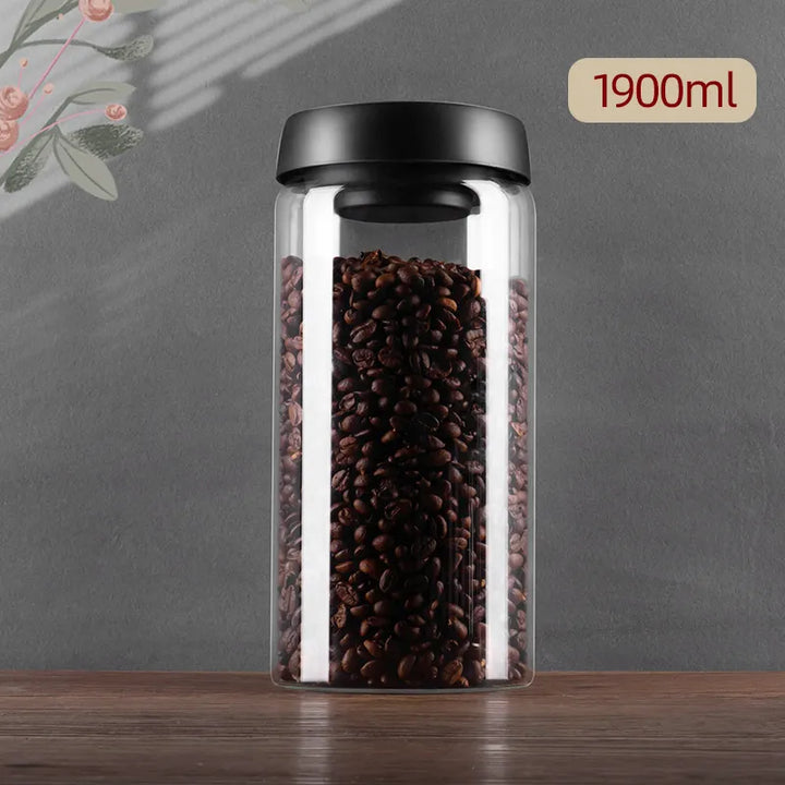 GIANXI Vakuumforseglet Kande, Kaffe Bønner, Glas, Tæt Beholder, Fødevarer, Korn, Slik, Friskholdende Beholder, Køkken Tilbehør
