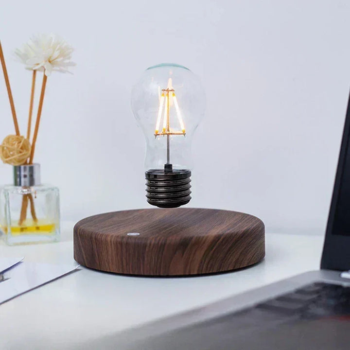 360 Grad Rotérbar Magnetisk Natlampe med Svævning