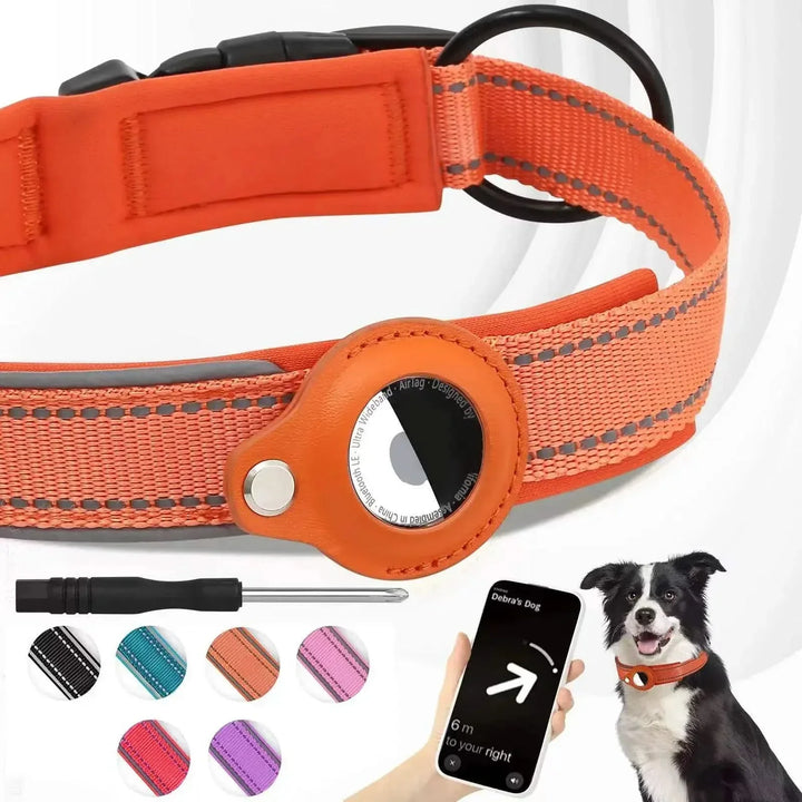 LEAZO - AirTag Hundehalsbånd