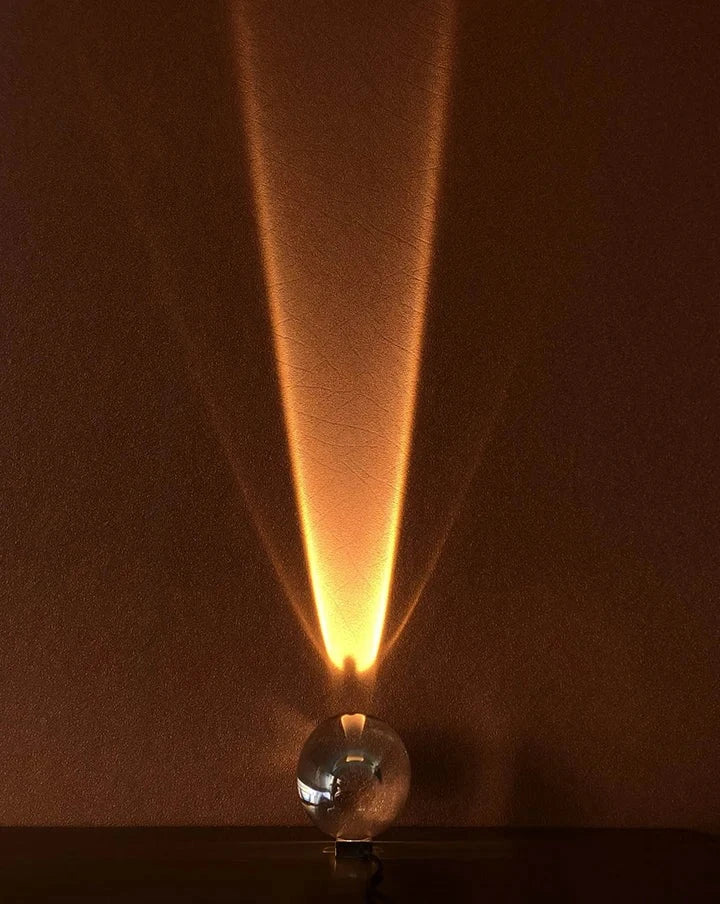 Krystal Sunset Sky Bordlampe