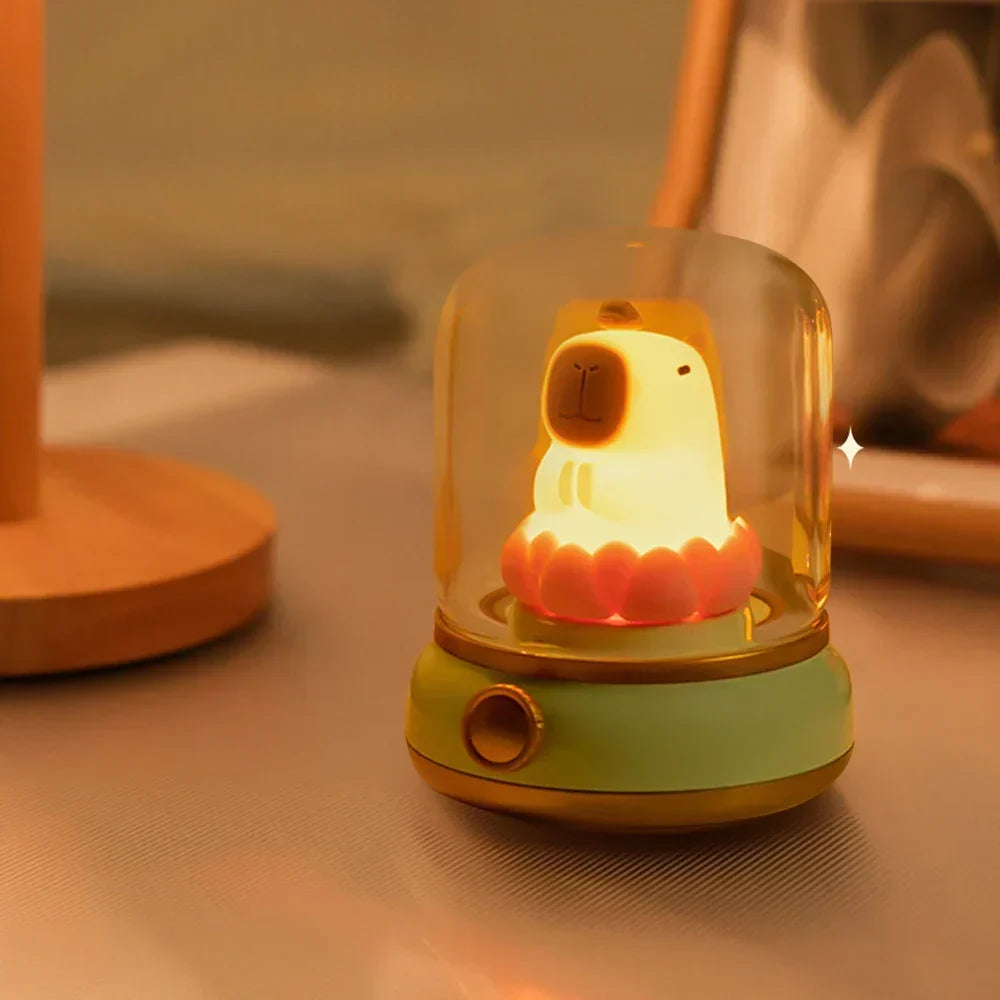LumiFlame LED Nattelys | Retro Oliedesign | USB Genopladelig | Varm Stemningslys