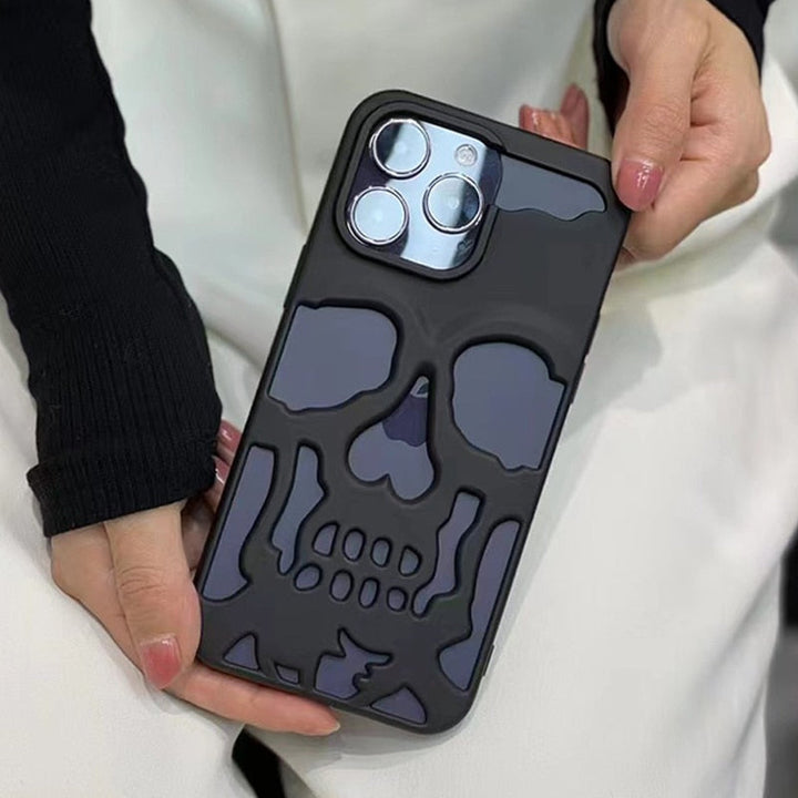 Gothic Midnight Skull Telefonetui
