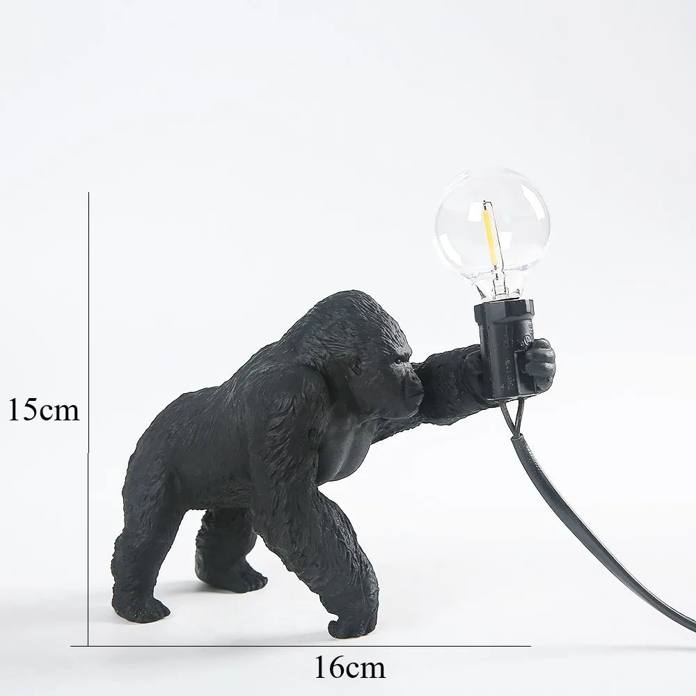 Vred Gorilla Bord Natlampe