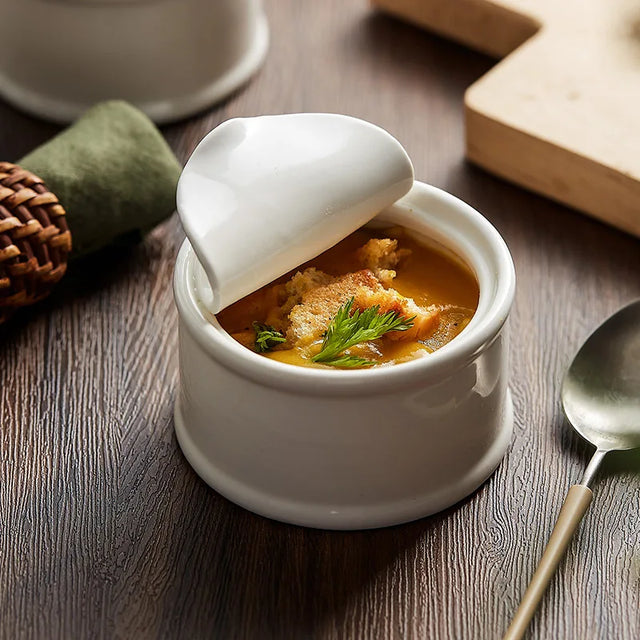Moderne Fransk Løgsuppe Skål – Premium Keramisk Suppe- & Grydeskål