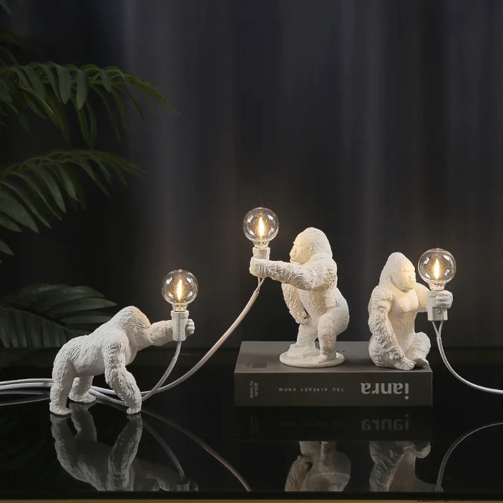 Vred Gorilla Bord Natlampe