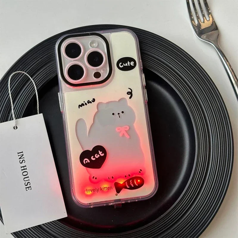 Glødende Hvalp Lysende iPhone Cover