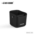 0.9–1.2 l Espresso knock box, aftagelig knock bar og skridsikker base, firkantet kaffegrumsaffald, barista skrivebordsaccessories