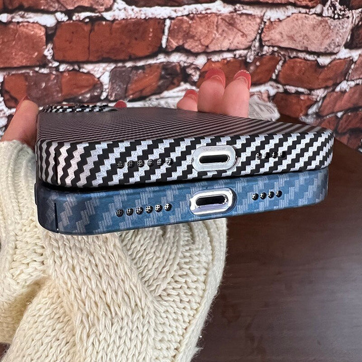 Carbon Fiber Magsafe Magnetisk iPhone Cover