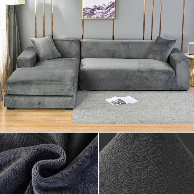 SofaGuard™ | Elastisk Velour Sofa Betræk, der Sparrer Dig For Penge
