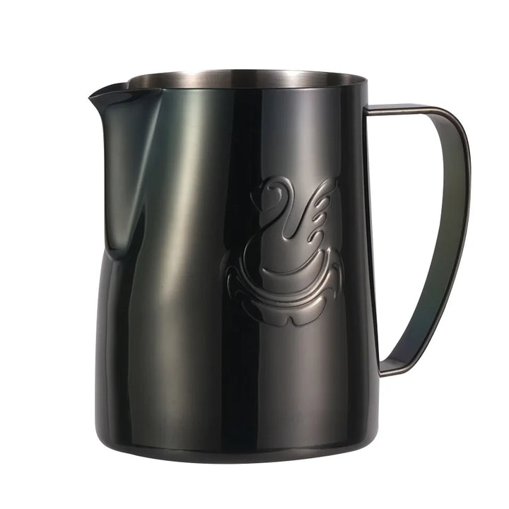 600ml rustfrit stål kaffekande mælkeskummer kop flødeskum maker espresso latte art værktøj elegant svane